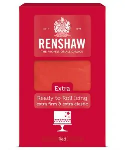 Renshaw Rolfondant Extra 1kg - Red