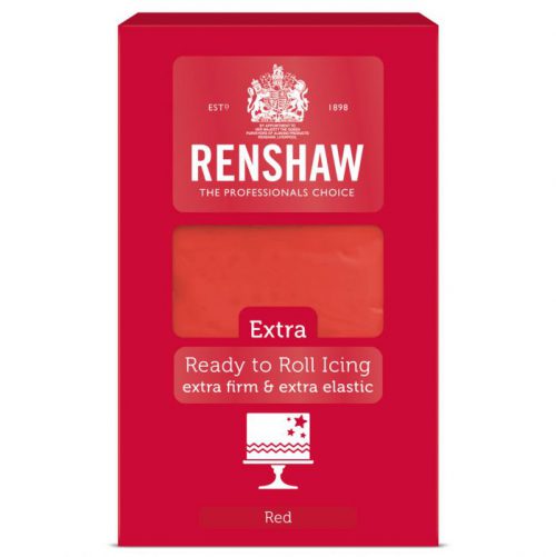 Renshaw rolfondant extra 1kg - red
