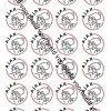 Eetbare cupcakeprint ajax - 24 cupcake rondjes bij cake, bake & love 1