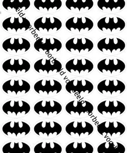 Eetbare Taartprint Batman 32 logo's