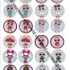 Eetbare cupcakeprint lol surprise 2 - 24 cupcake rondjes bij cake, bake & love 1