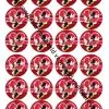 Eetbare cupcakeprint minnie mouse 2 - 24 cupcake rondjes bij cake, bake & love 3