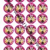 Eetbare cupcakeprint minnie mouse 3 - 24 cupcake rondjes bij cake, bake & love 3