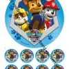 Eetbare taartprint paw patrol 3 - 18 cm rond + 8 cupcake rondjes bij cake, bake & love 2 Eetbare taartprint paw patrol 3 - 18 cm rond + 8 cupcake rondjes bij cake, bake & love 1