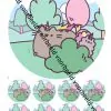 Eetbare taartprint pusheen 2 - 18 cm rond + 8 cupcake rondjes bij cake, bake & love 3
