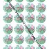 Eetbare cupcakeprint pusheen 2 - 24 cupcake rondjes bij cake, bake & love 1