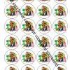 Eetbare cupcakeprint super mario 2 - 24 cupcake rondjes bij cake, bake & love 1