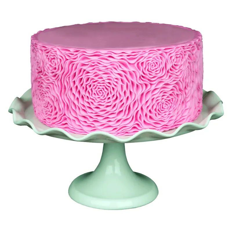 Marvelous molds - rosette ruffle simpress mould bij cake, bake & love 6 Marvelous molds - rosette ruffle simpress mould - afbeelding 2