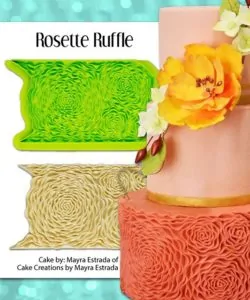 Marvelous molds - rosette ruffle simpress mould bij cake, bake & love 14 Marvelous molds - rosette ruffle simpress mould bij cake, bake & love 13