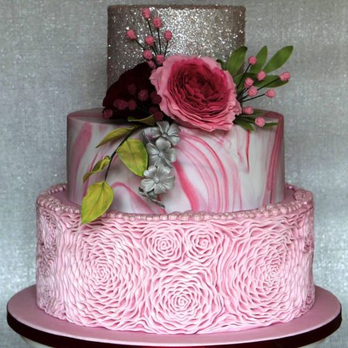Marvelous molds - rosette ruffle simpress mould bij cake, bake & love 7