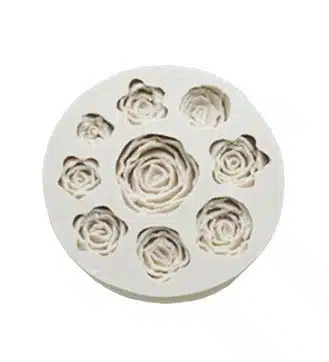 Siliconen mal verschillende rozen bij cake, bake & love 4 Siliconen mal verschillende rozen