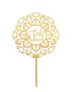 Caketopper Eid Mubarak Sierlijk