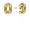 Ballon cake topper goud nummer 5 bij cake, bake & love 1