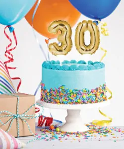 Ballon cake topper blauw nummer 7 (3)