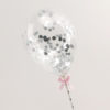 Ballon caketopper confetti ballon zilver bij cake, bake & love 3