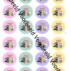 Eetbare cupcakeprint woezel en pip mix 2 - 24 cupcake rondjes bij cake, bake & love 2