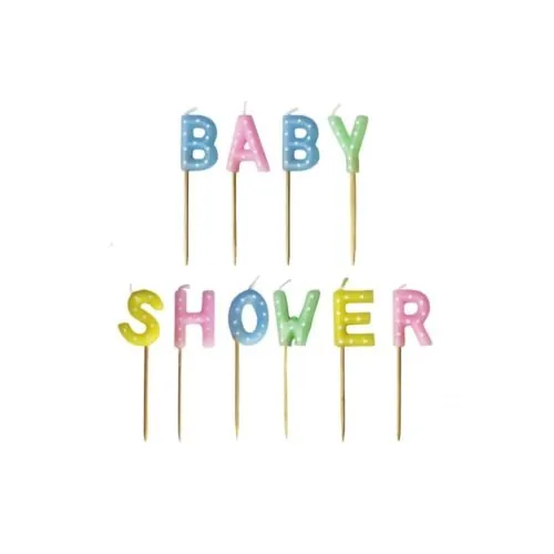 Babyshower kaarsjes