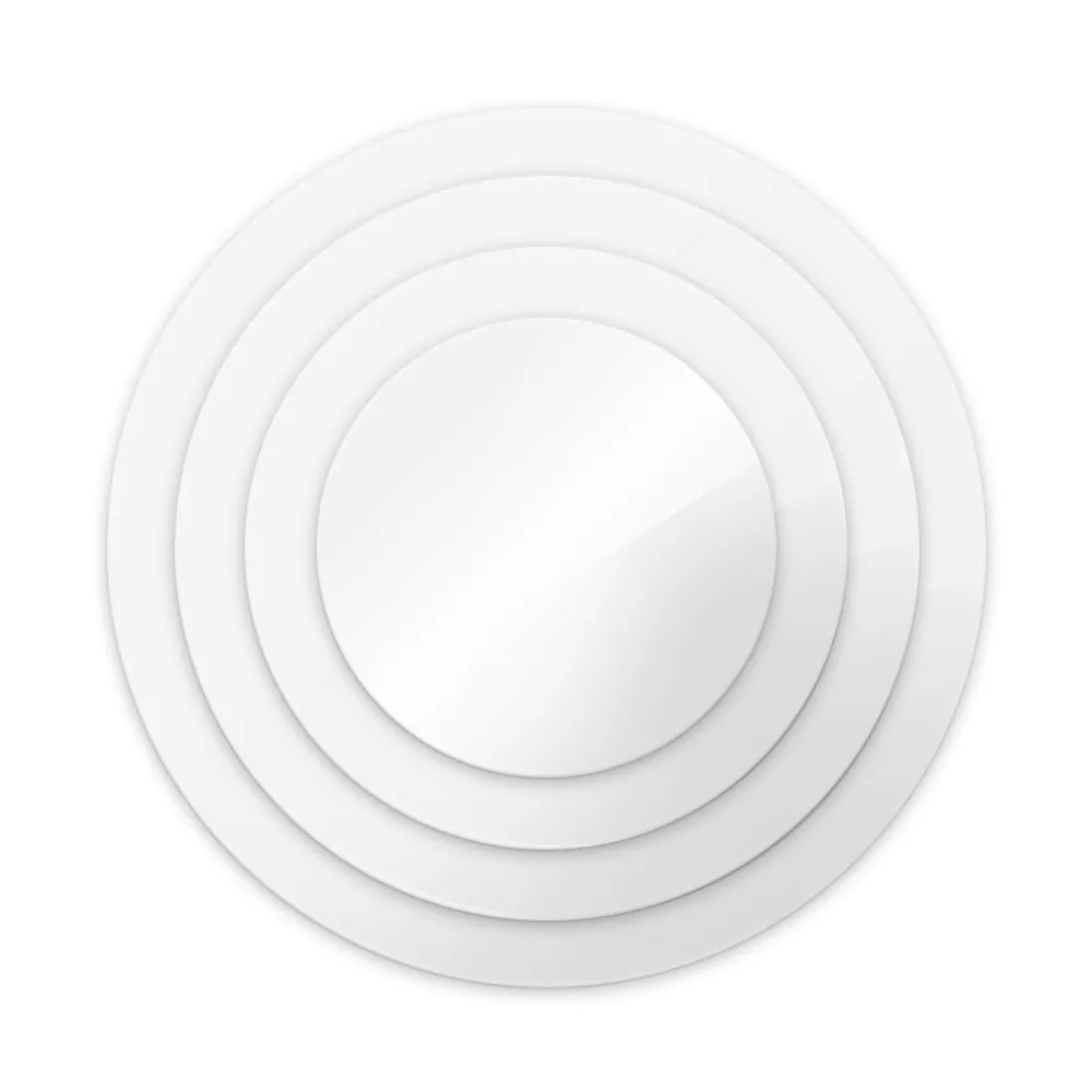 Ganache discs set van 2 acryl platen (4 inch) bij cake, bake & love 4 Ganache discs set van 2 acryl platen (4 inch/10,6 cm)