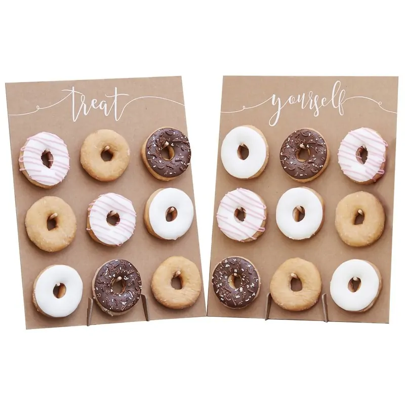 Donut wall - rustic country bij cake, bake & love 4 Donut wall - rustic country (2)