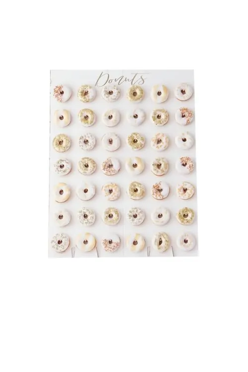 Donut wall large - gold wedding (2)