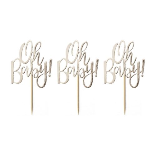 Cupcake toppers - oh baby! (2)