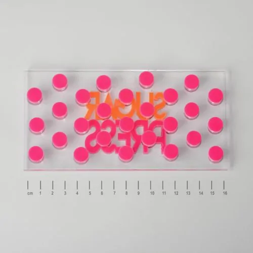 Sugar press dotty pattern small