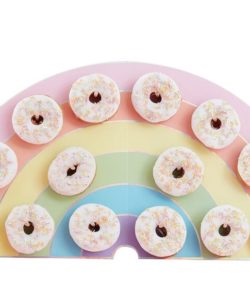 Donut wall - rainbow bij cake, bake & love 10