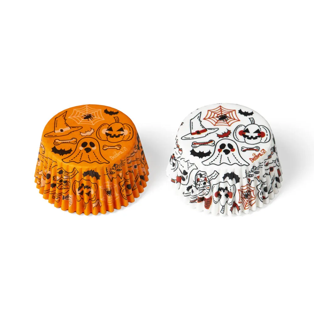 Baking cups pumpkin & ghost 36 stuks bij cake, bake & love 6 Baking cups pumpkin & ghost 36 stuks - afbeelding 2