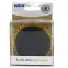Pme foil lined baking cups black with gold trim pk/30 bij cake, bake & love 1 Pme foil lined baking cups black with gold trim pk/30