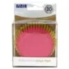 Pme foil lined baking cups peach with gold trim pk/30 bij cake, bake & love 2 Pme foil lined baking cups peach with gold trim pk/30