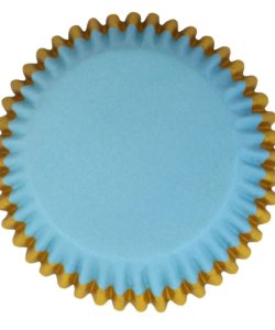Pme foil lined baking cups blue with gold trim pk/30 (2)