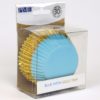 Pme foil lined baking cups blue with gold trim pk/30