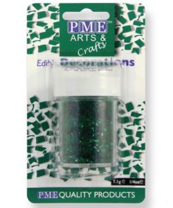 PME Glitter Flakes - Green 7g