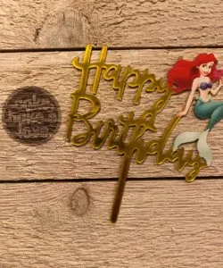 Caketopper Happy Birthday Little Mermaid
