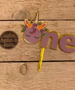 Caketopper One unicorn
