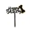 Caketopper happy birthday hondenbotje bij cake, bake & love 1