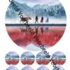 Eetbare taartprint frozen 2 3 - 18 cm rond + 8 cupcake rondjes bij cake, bake & love 3