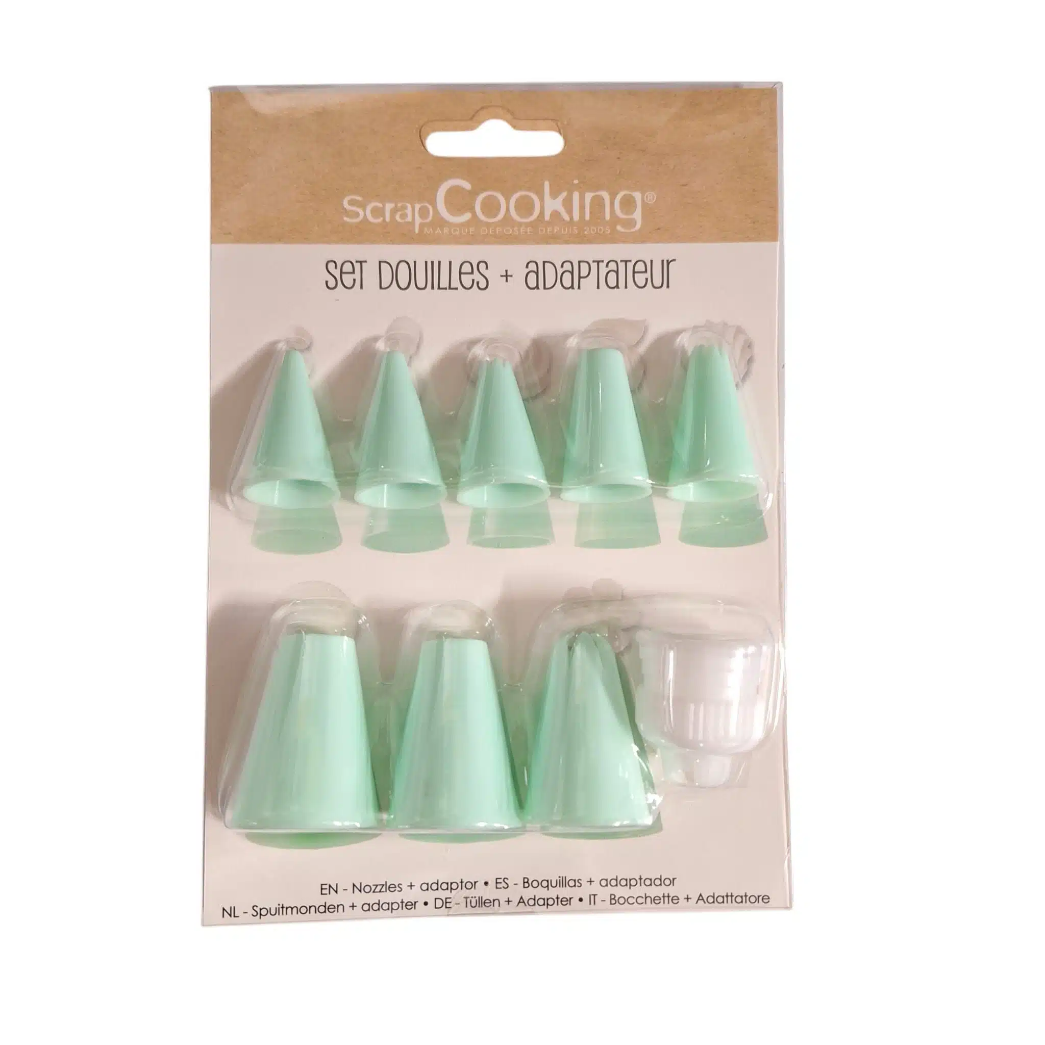 Set spuitmondjes 9 stuks bij cake, bake & love 5 Set spuitmondjes 9 stuks