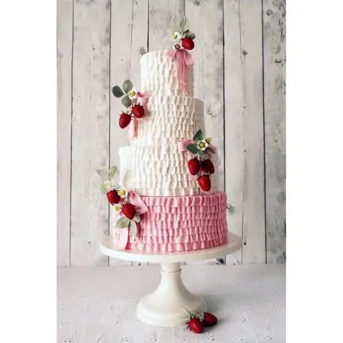 Marvelous molds - romantic ruffle simpress mould - afbeelding 2