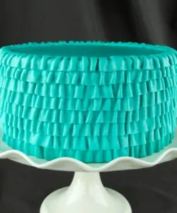 Marvelous molds - romantic ruffle simpress mould bij cake, bake & love 10