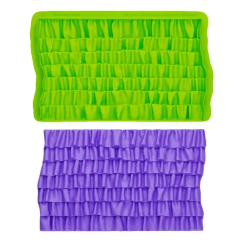 Marvelous molds - romantic ruffle simpress mould