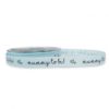 Lint per meter 1,5 cm breed mummy to be - licht blauw bij cake, bake & love 1