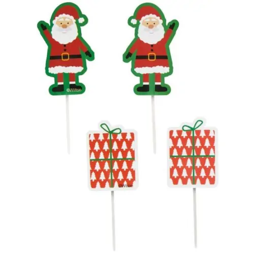Wilton treat picks santa claus pk/12 - afbeelding 2