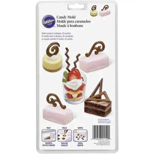 Wilton candy mold dessert accents