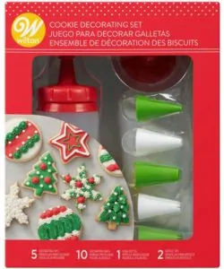 Wilton Cookie Decorating Set Christmas