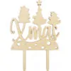 Kerst caketopper hout bij cake, bake & love 4 Kerst caketopper hout bij cake, bake & love 3