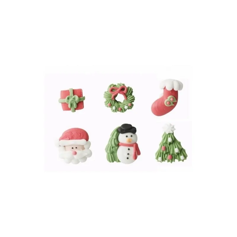 Suikerfiguren kerst bij cake, bake & love 6 Suikerfiguren kerst - afbeelding 2