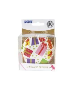 PME Wrapped Presents Cupcake Cases, Foil Lined, Pk/30