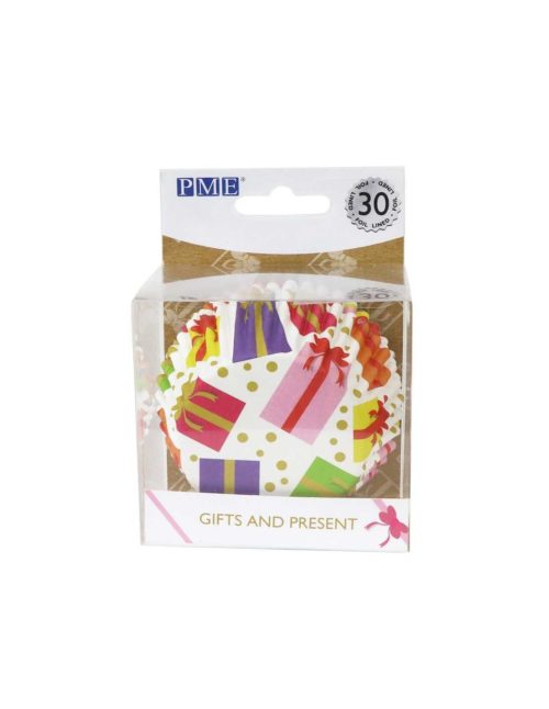 Pme wrapped presents cupcake cases, foil lined, pk/30 bij cake, bake & love 5
