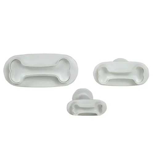 Novelty plunger cutters - bone set of 3 - afbeelding 2